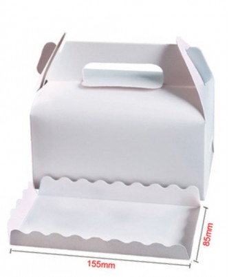 Коробка белая "Сундучок", комплекты по 10 или 50 штук
