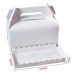 Кондитерская коробка белая "Сундучок", комплекты по 10 или 50 штук