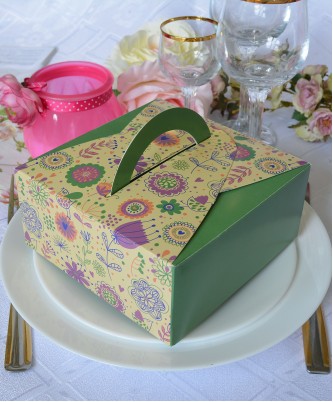 Подарочная коробка "Summer" зелень