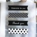 Стикеры-полоски "Thank You" | набор 32 штуки